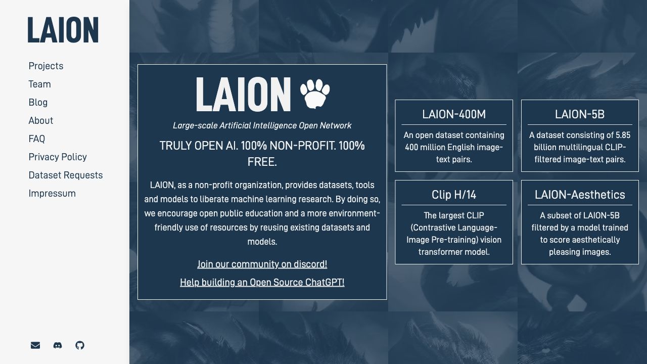LAION - Large-scale Artificial Intelligence Open Network image