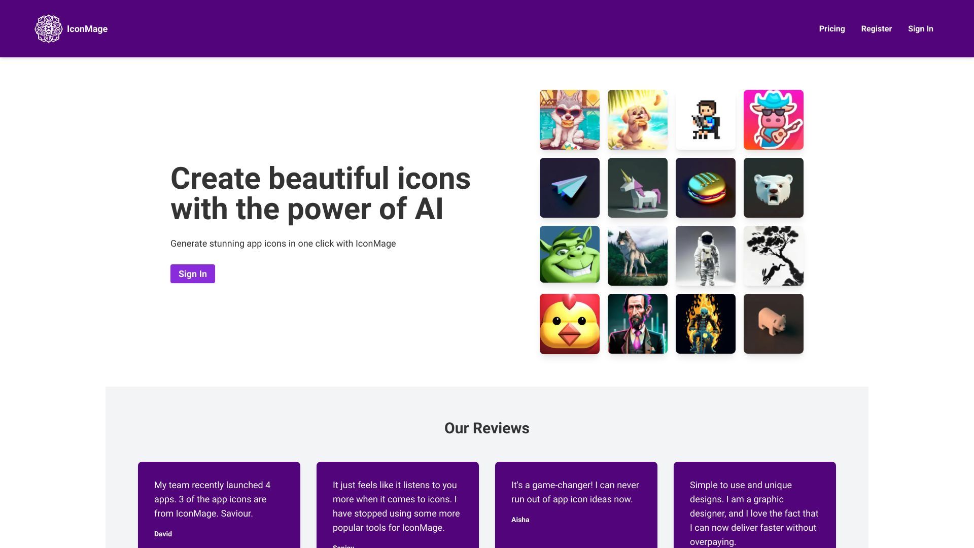IconMage | AI Icon Generator image