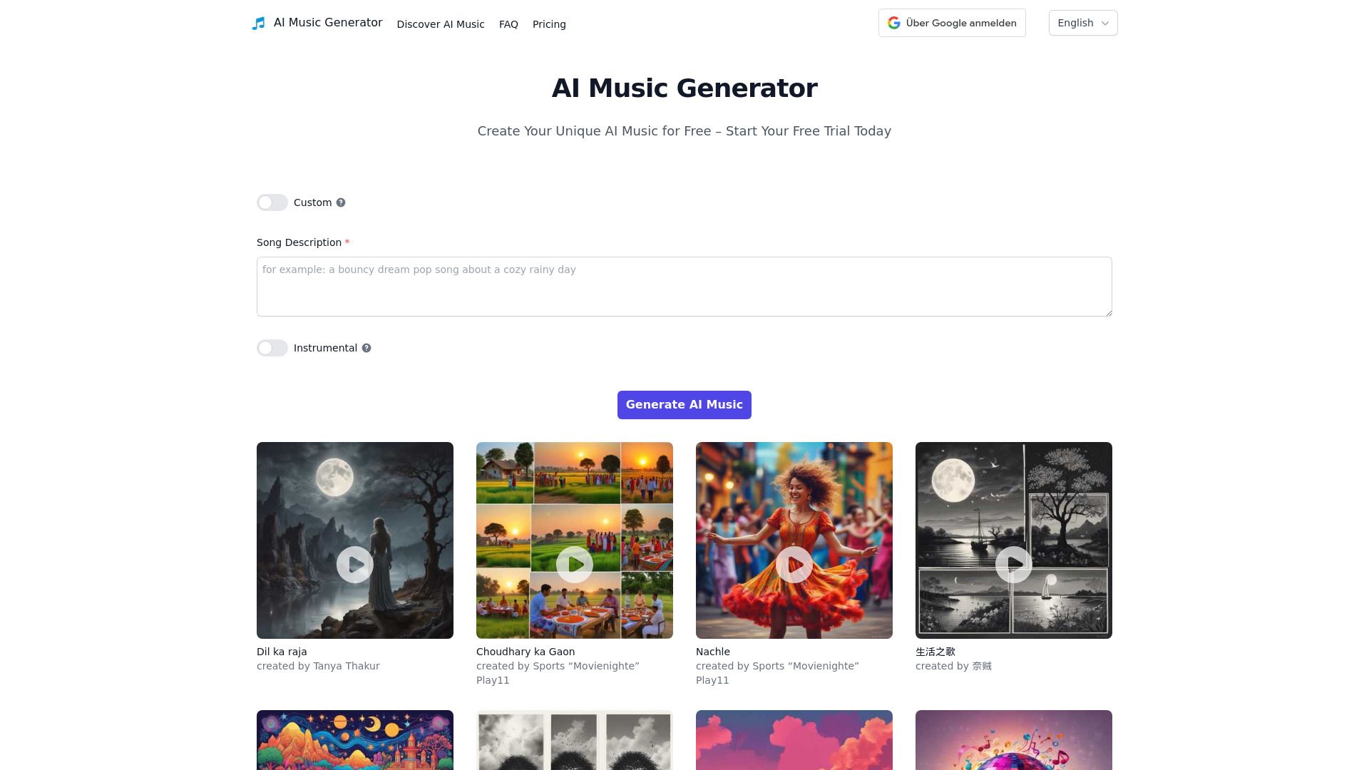 AI Music Generator image