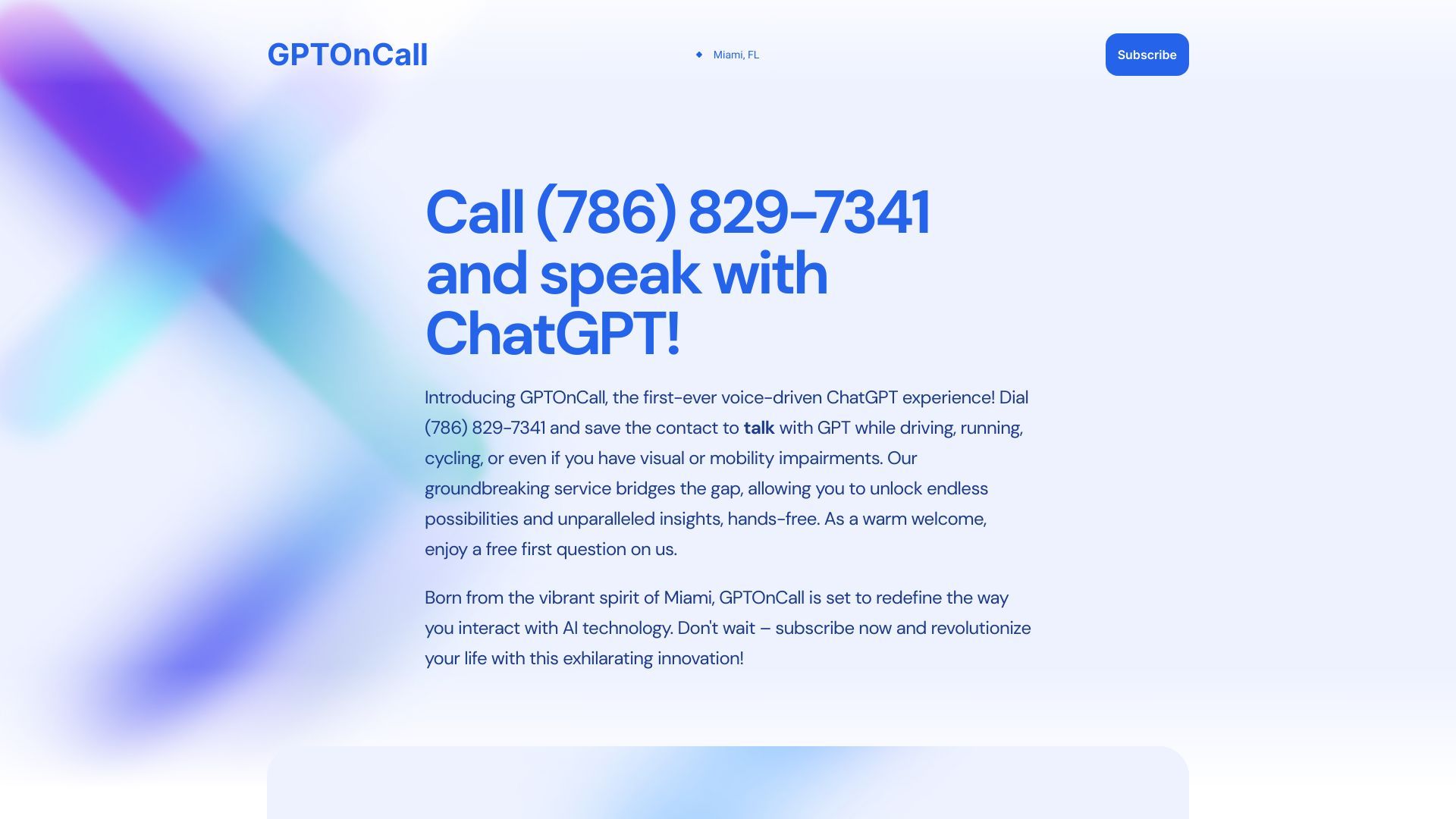 GPTOnCall image