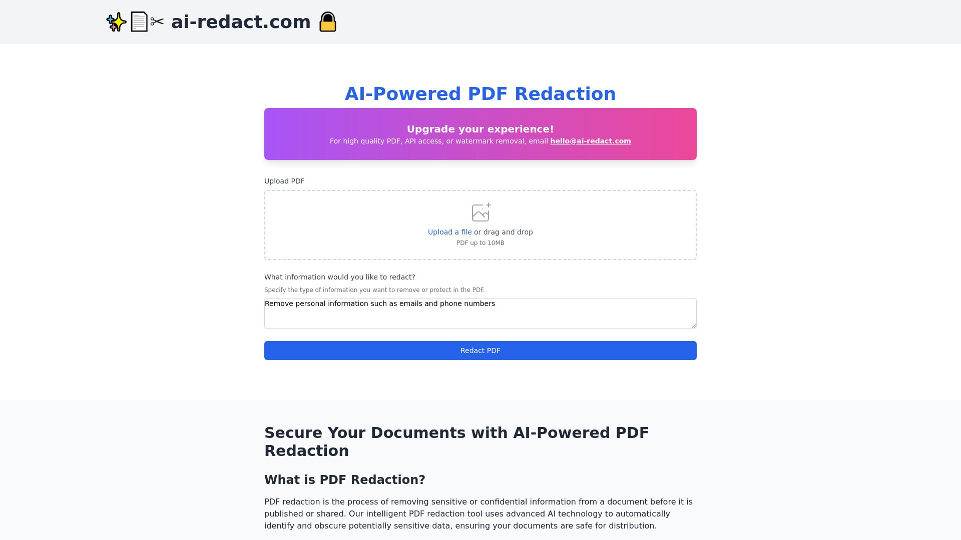 ai-redact.com image
