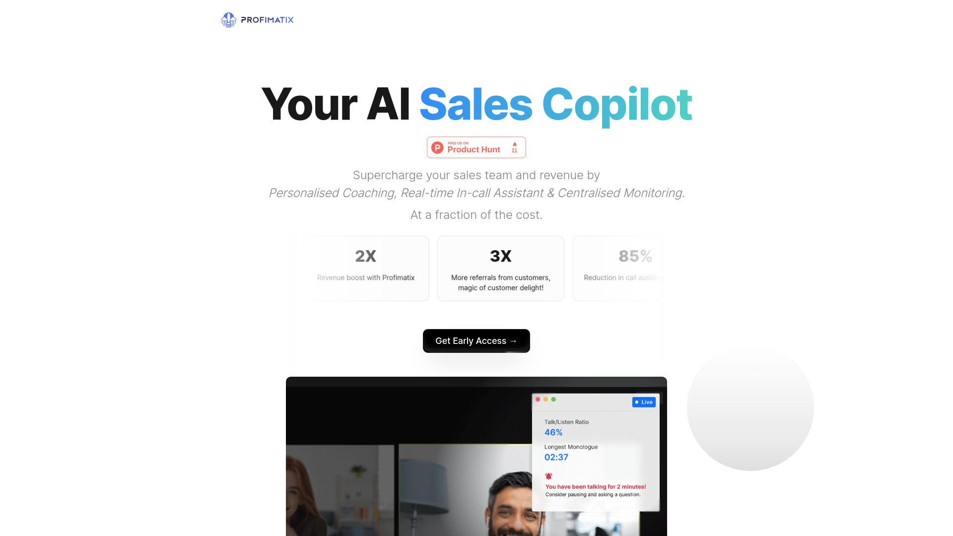Profimatix- AI Sales Copilot image