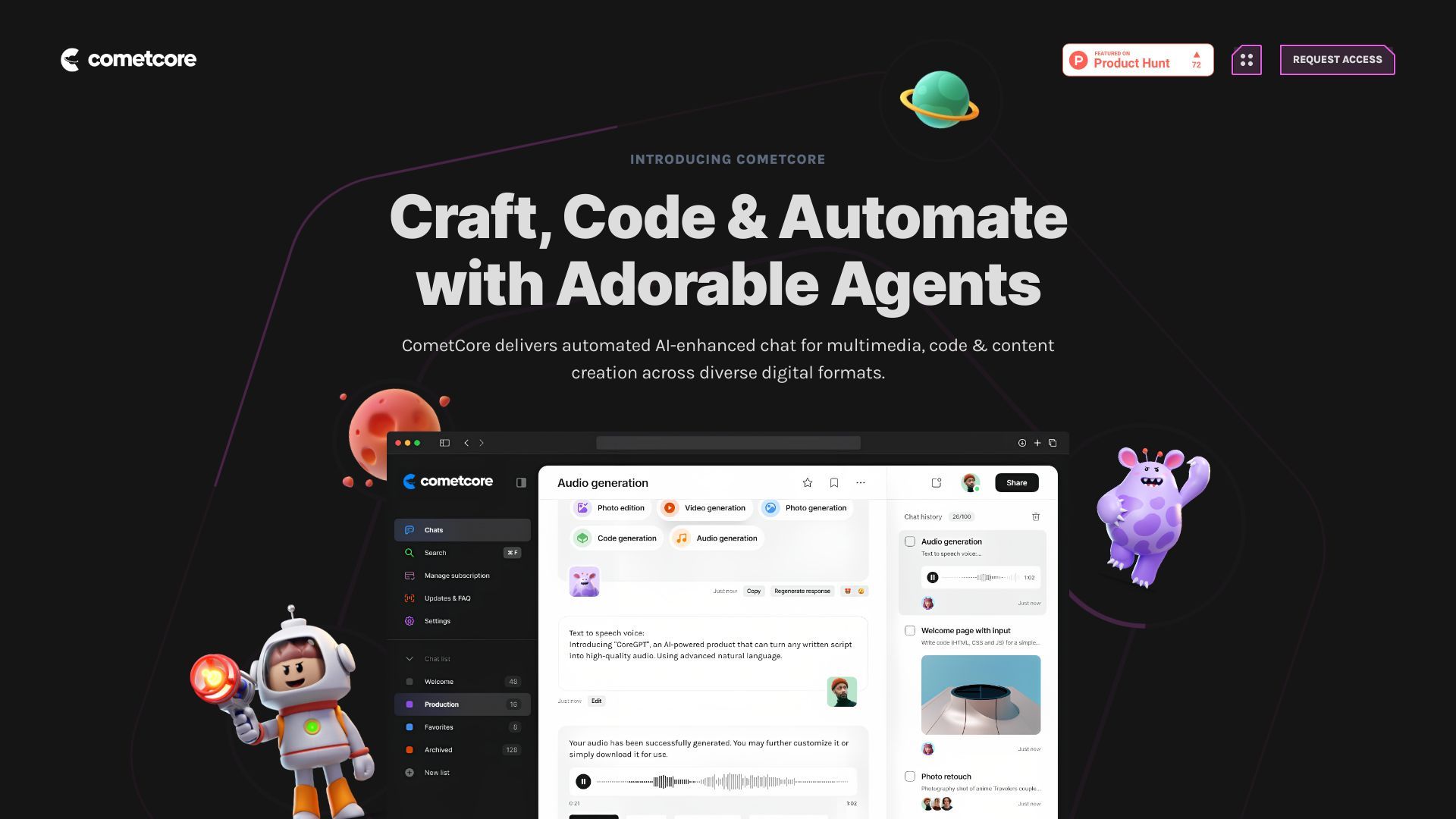 CometCore AI image