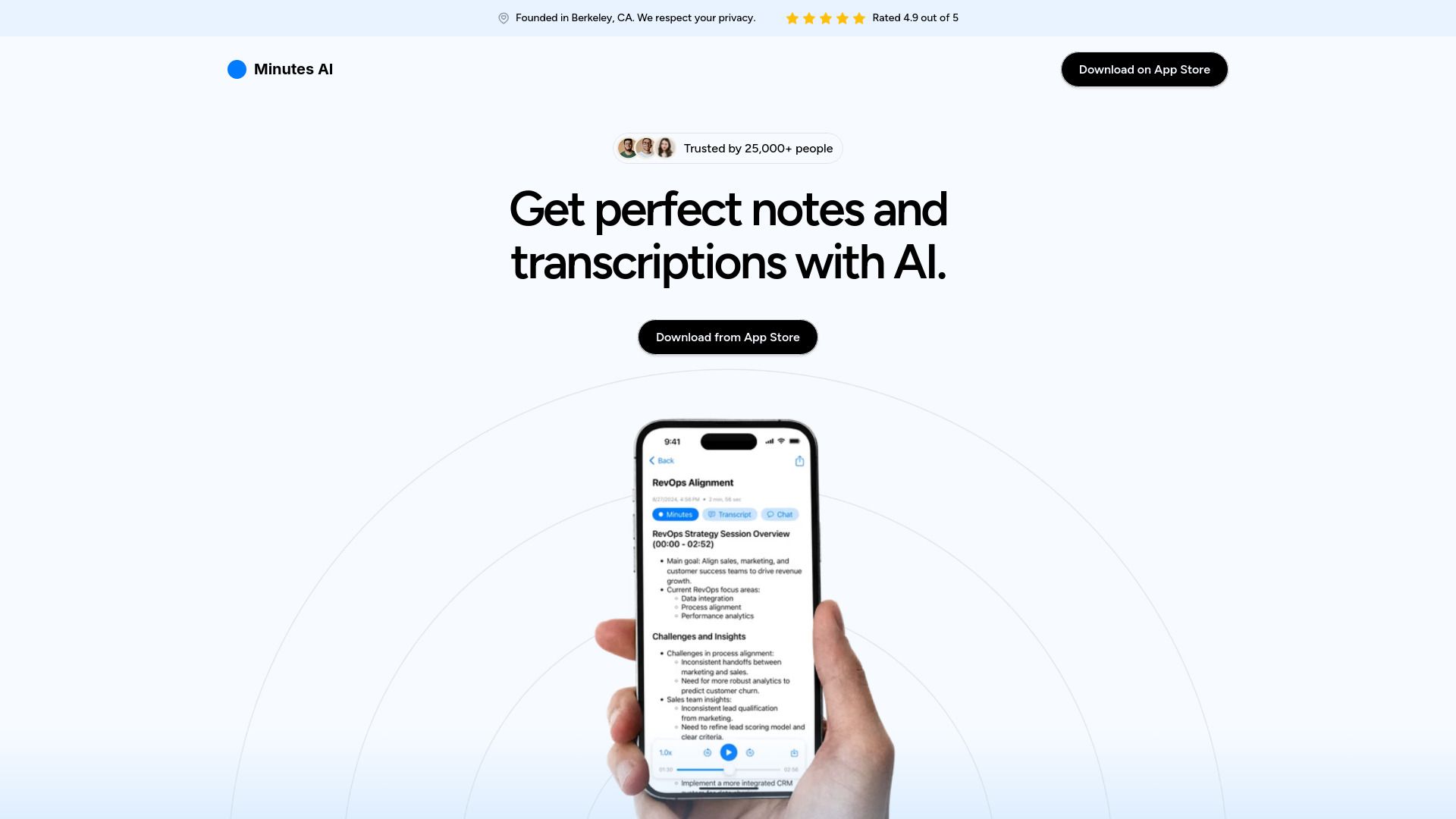 Minutes AI image
