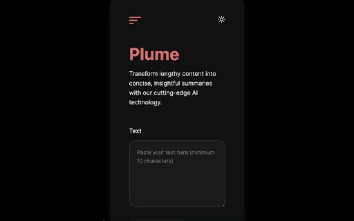 Plume image