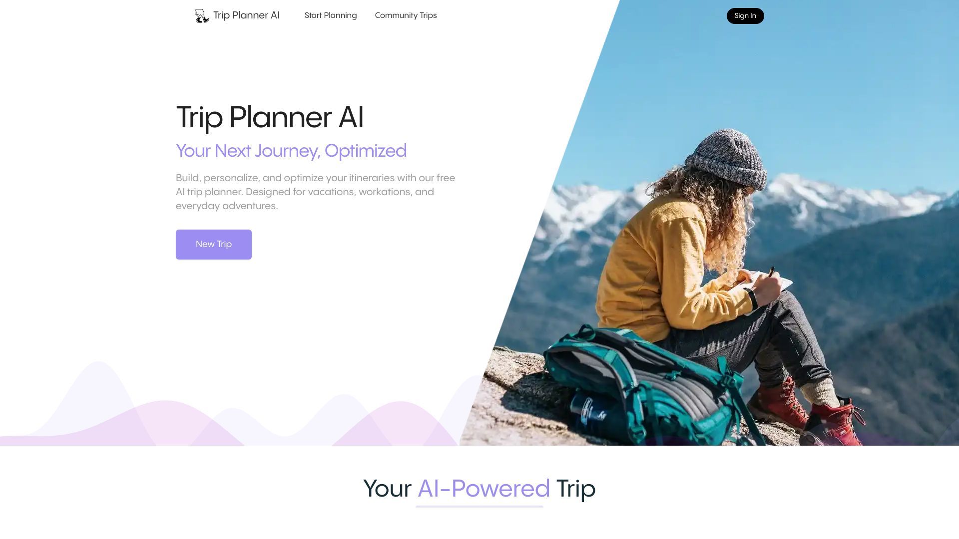 Trip Planner AI image