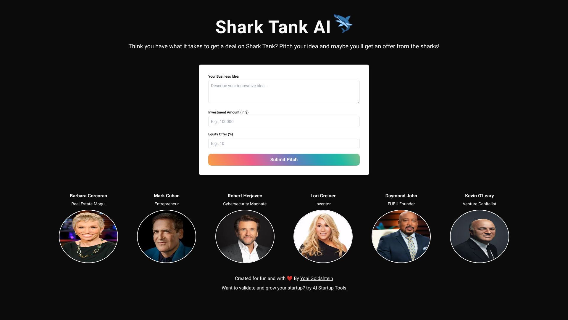 SharkTank AI image