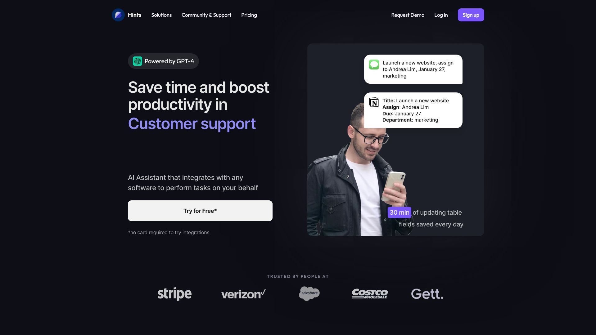Sales AI | Sales Leaders | Hints AI image