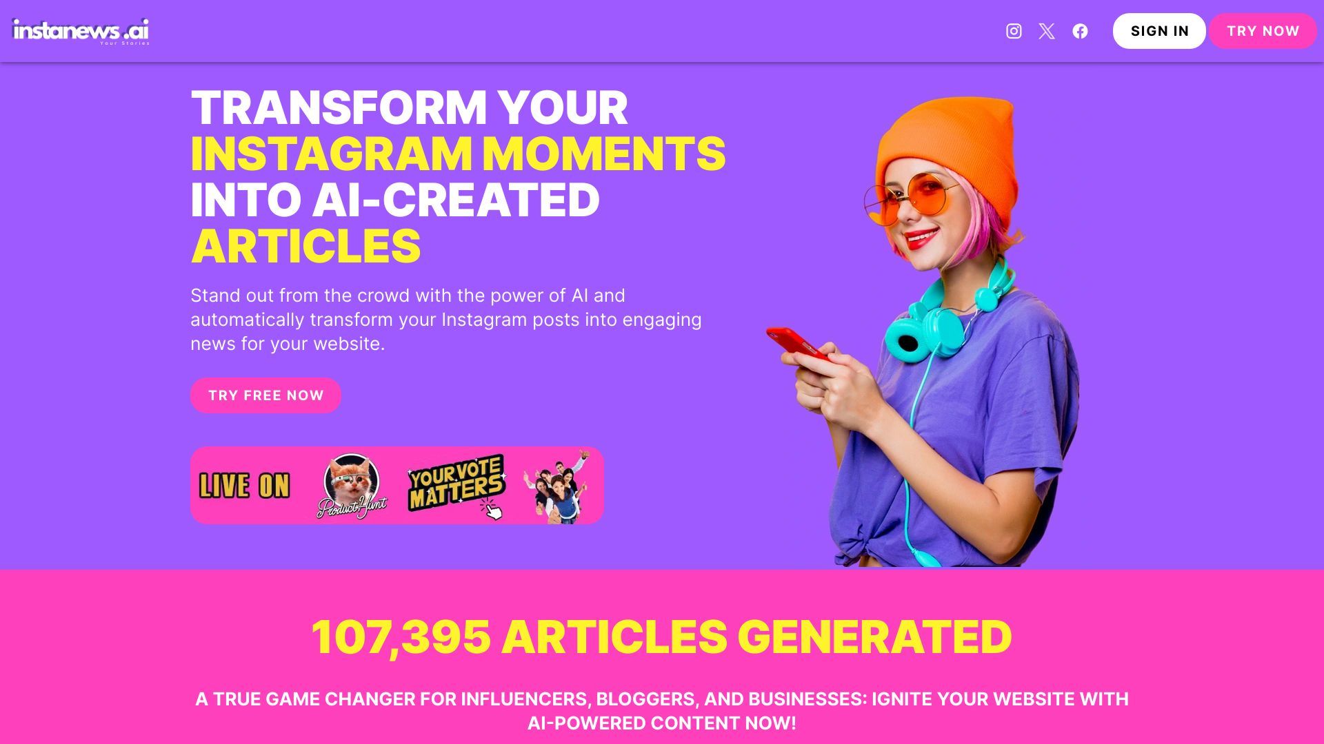 InstaNews.ai image