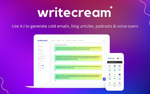 Writecream image