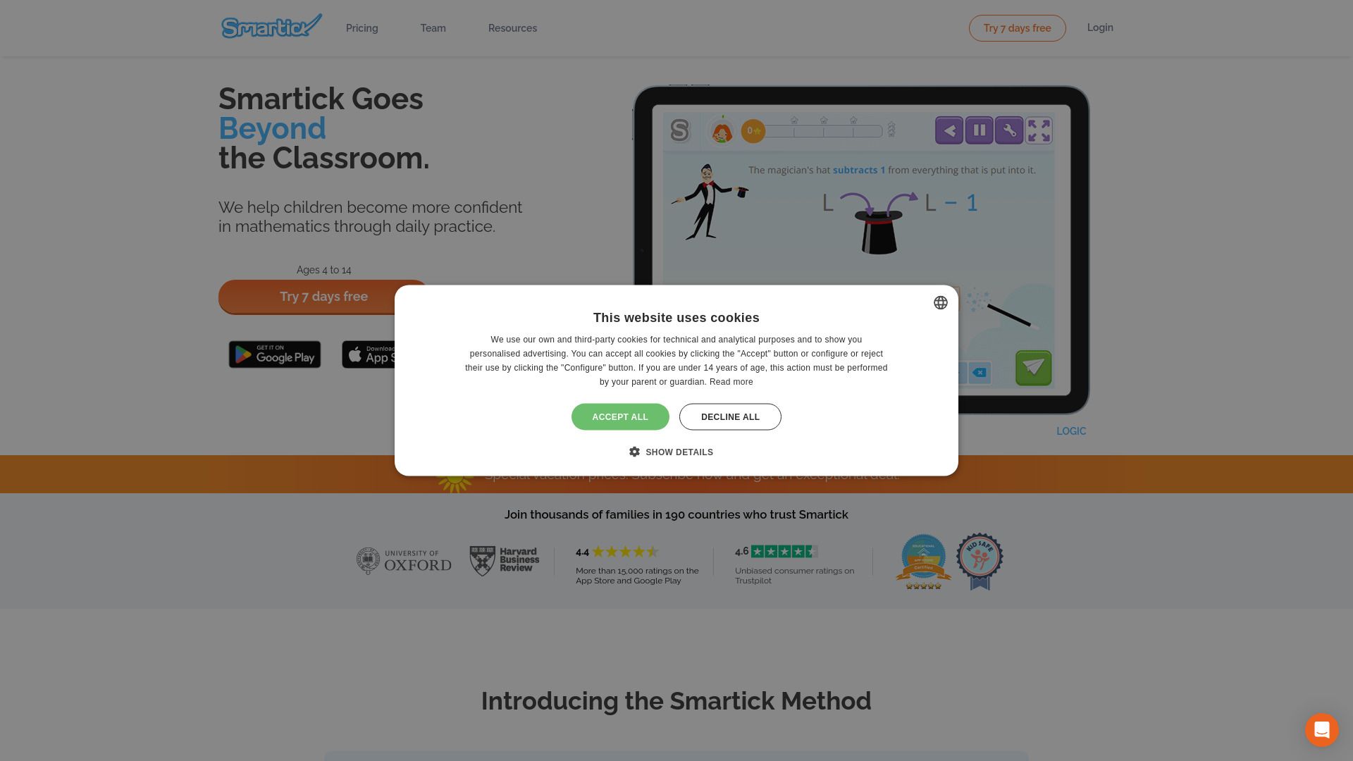 Smartick | Online Elementary Math For Children image