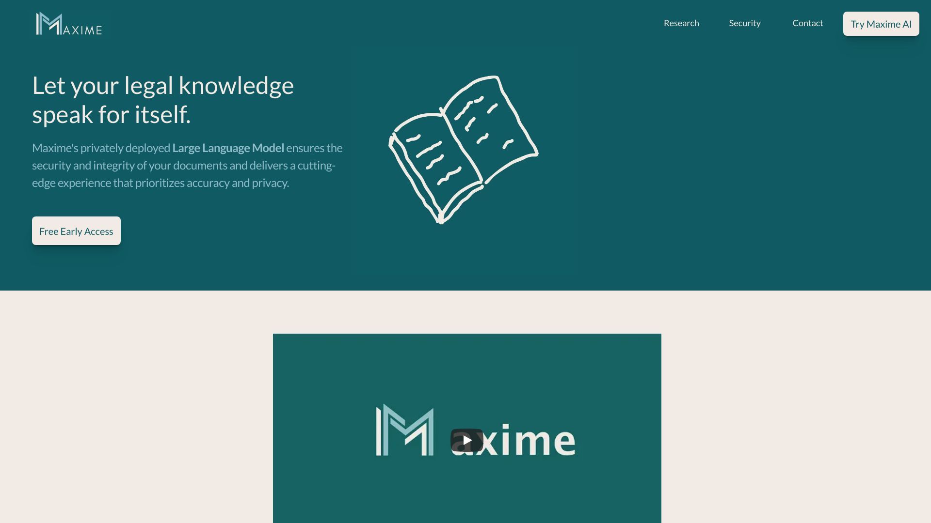 Maxime Tools - Legal AI Research image