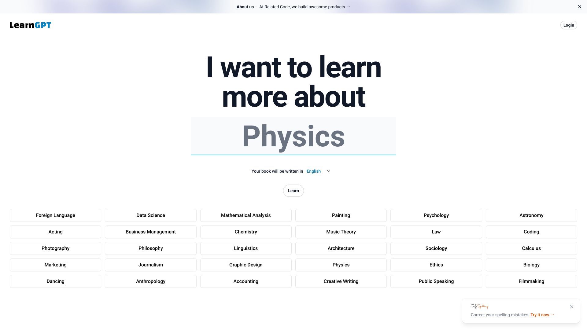 LearnGPT image