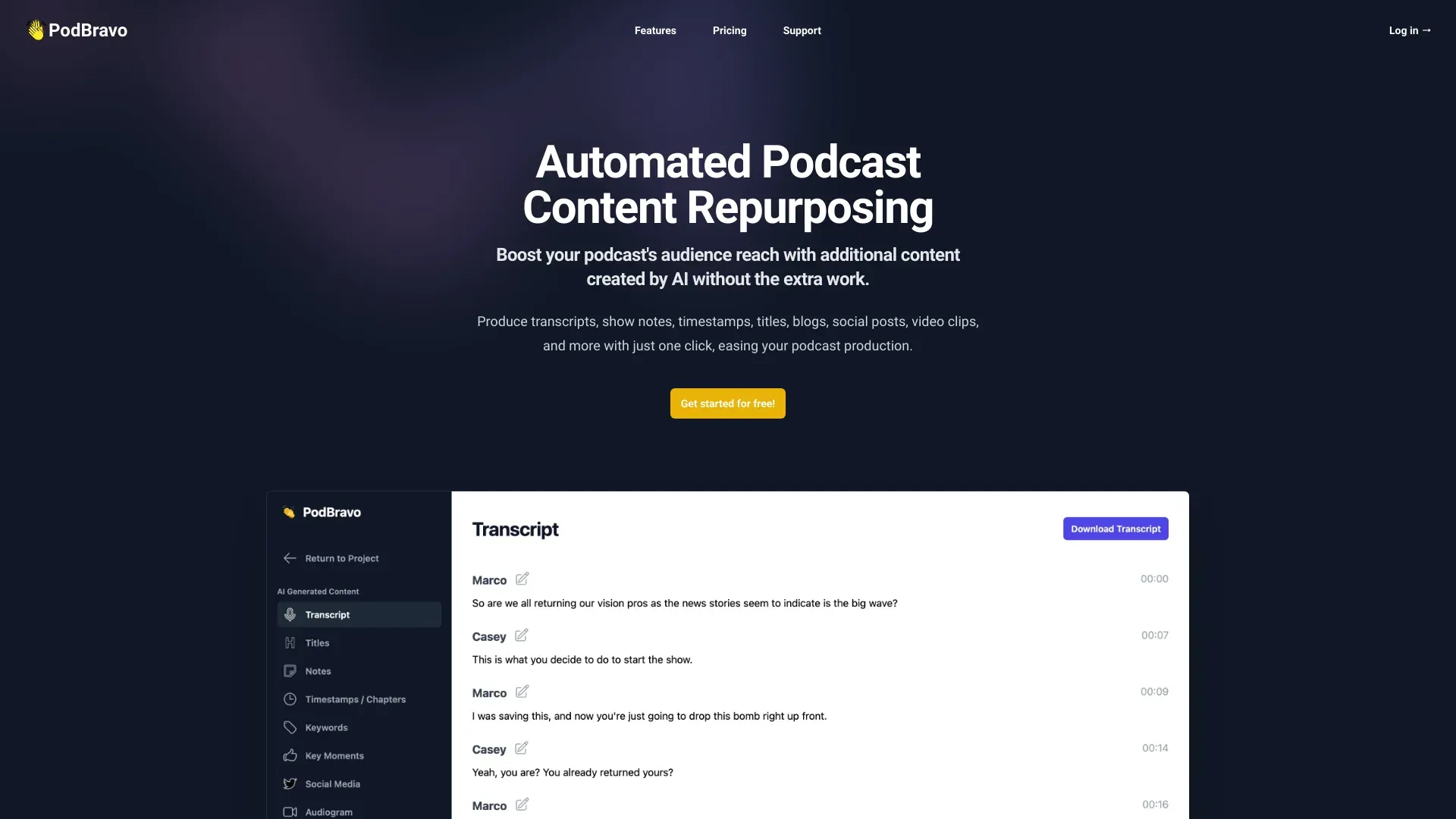 PodBravo image