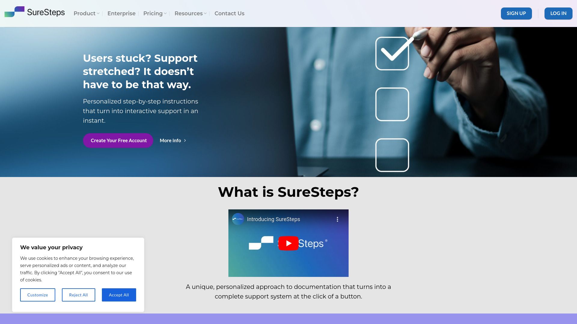 SureSteps | AI Powered Documentation for Customer Support image