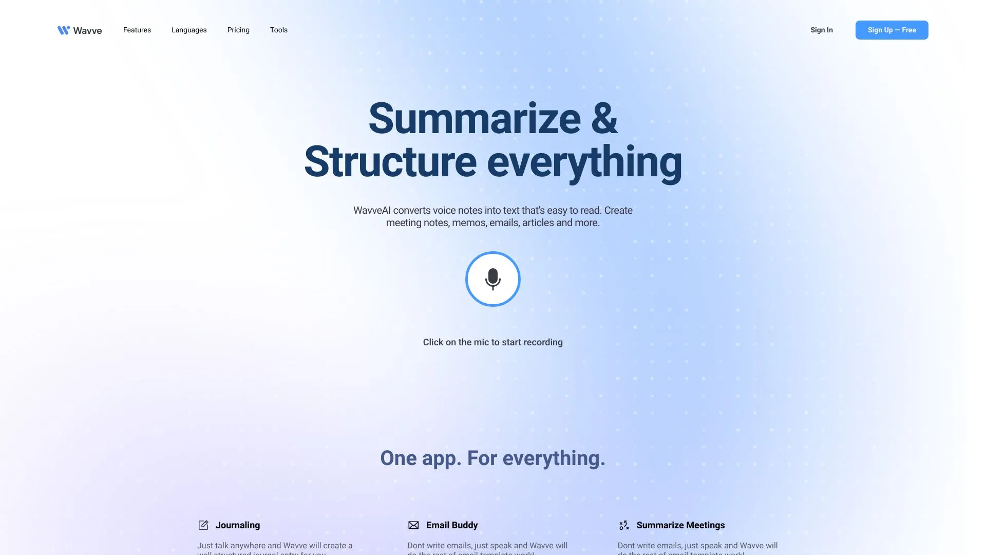 Wavve AI image
