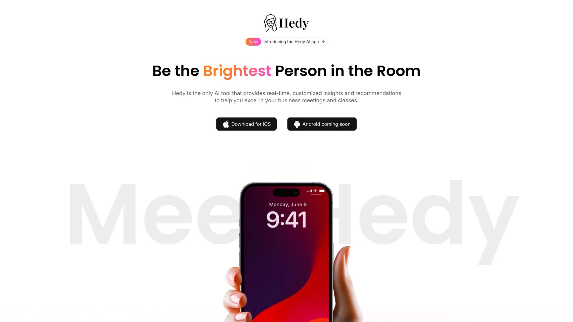 Hedy AI image