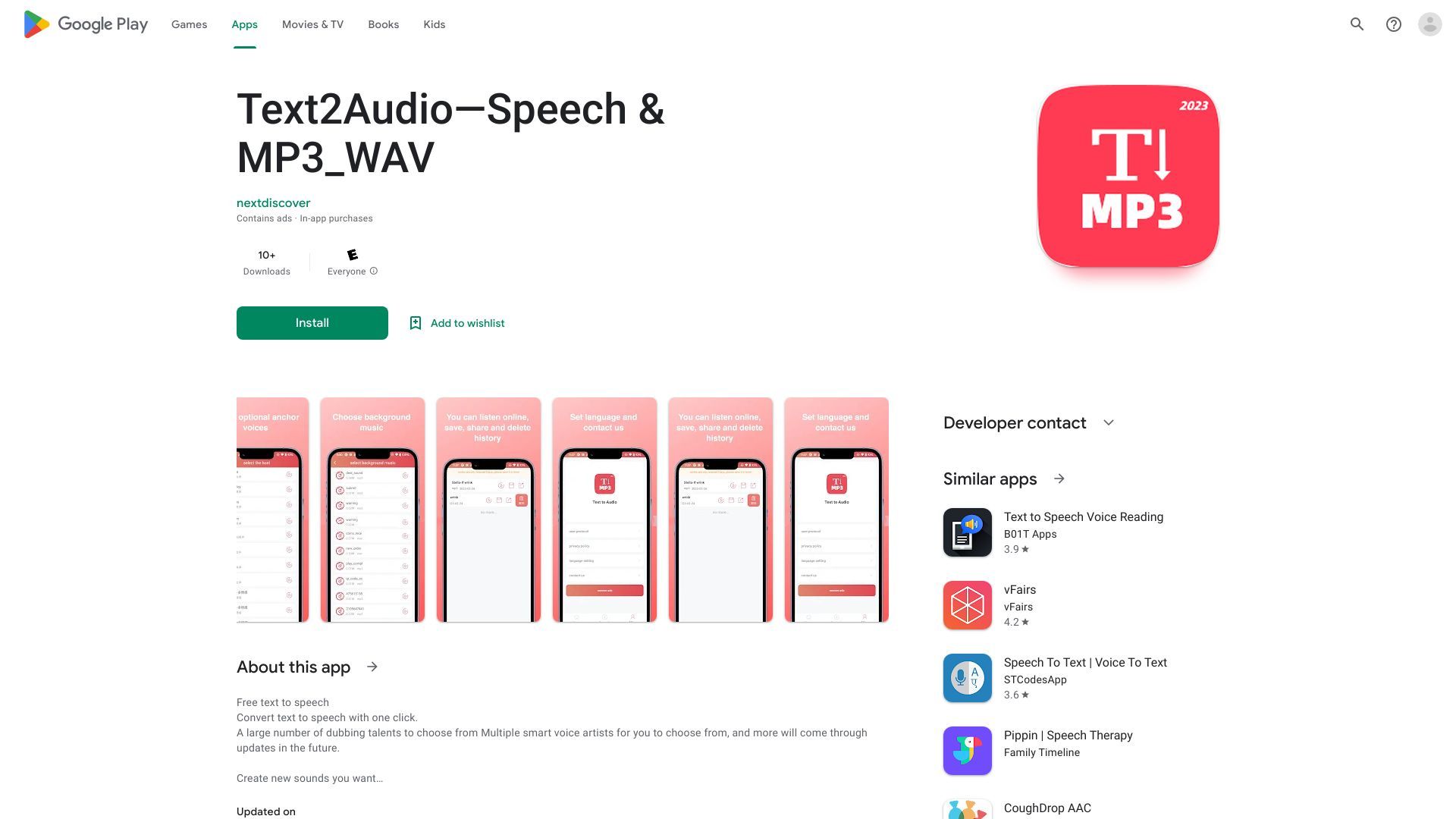 Free Text to Speech image
