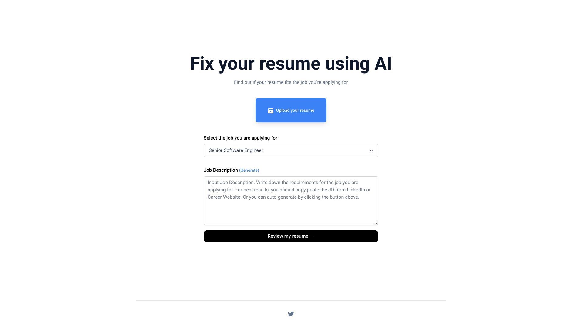 Resume Reviewer image