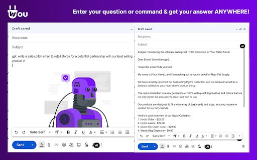 Wou AI Browser Integration image