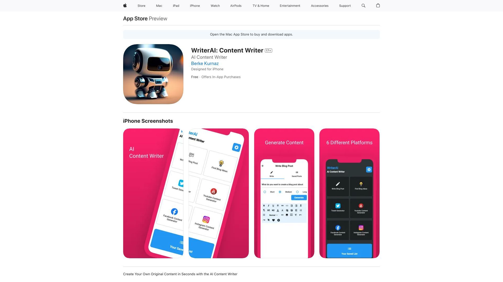 WriterAI image