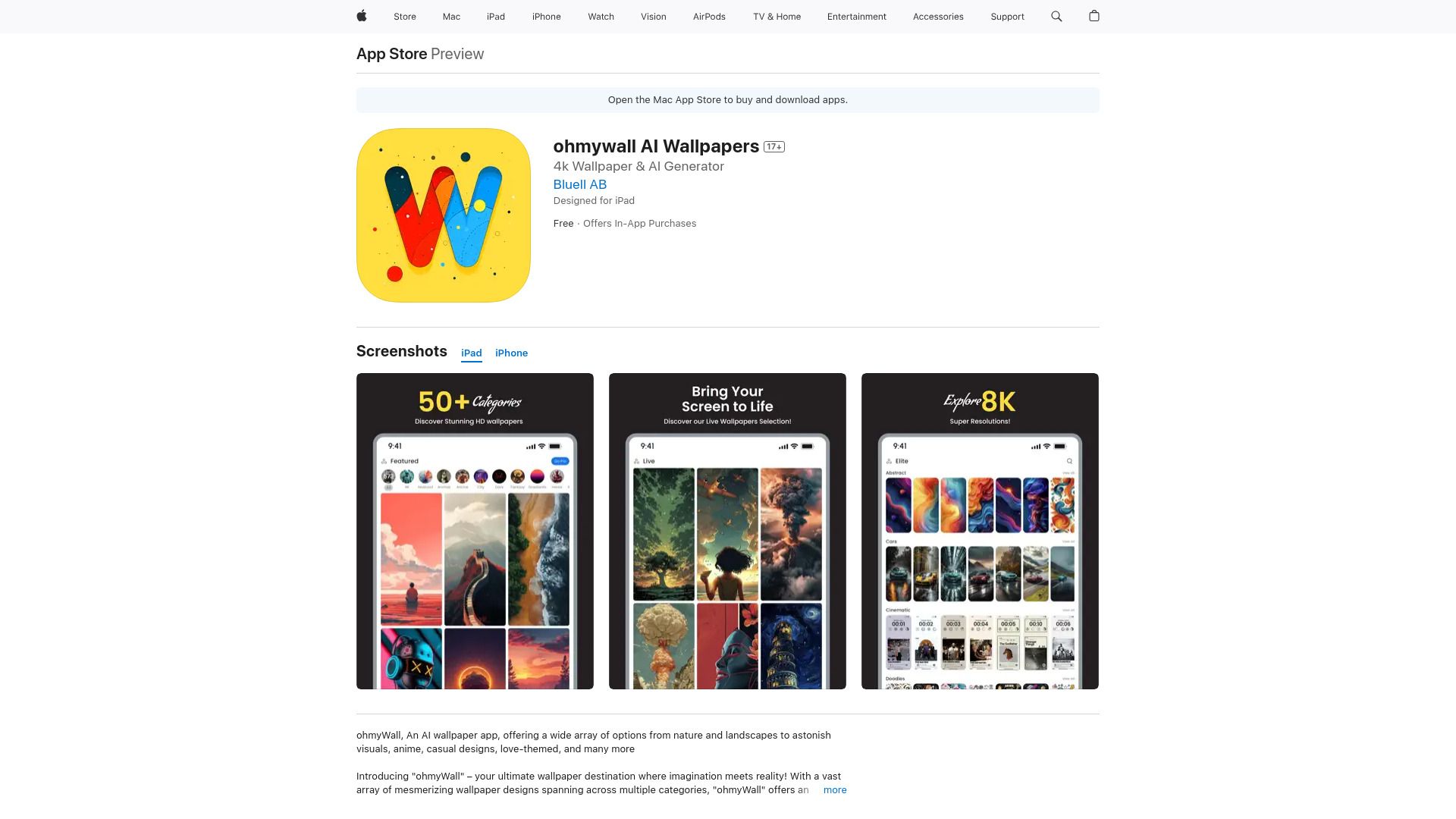 Ohmywall AI Wallpapers image