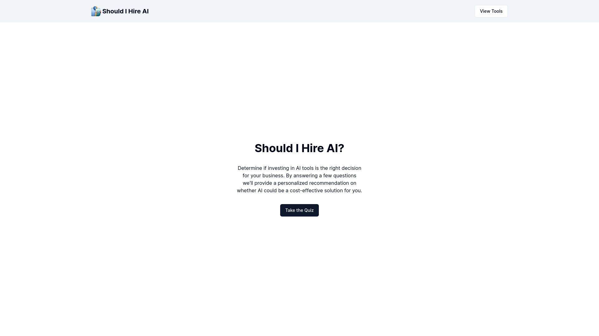 Should I Hire AI? image