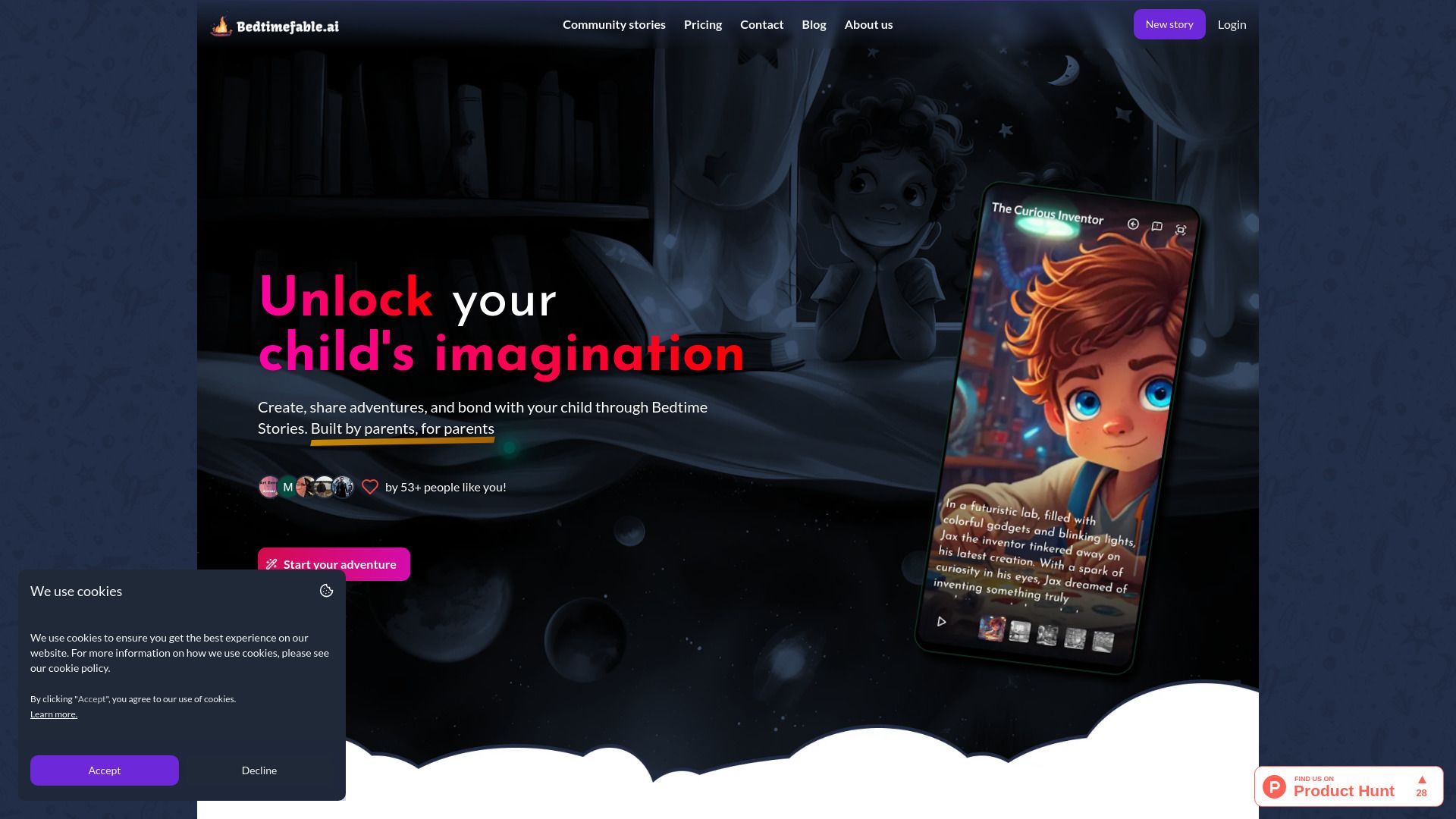 Bedtimefable.ai image