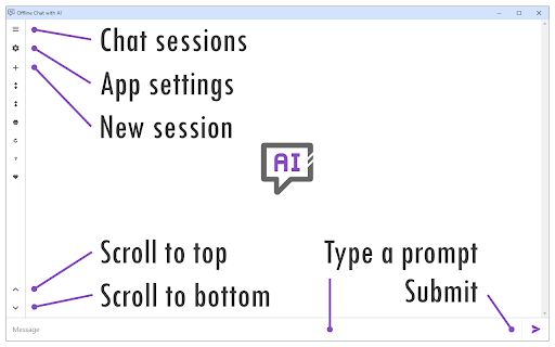Offline Chat with AI image