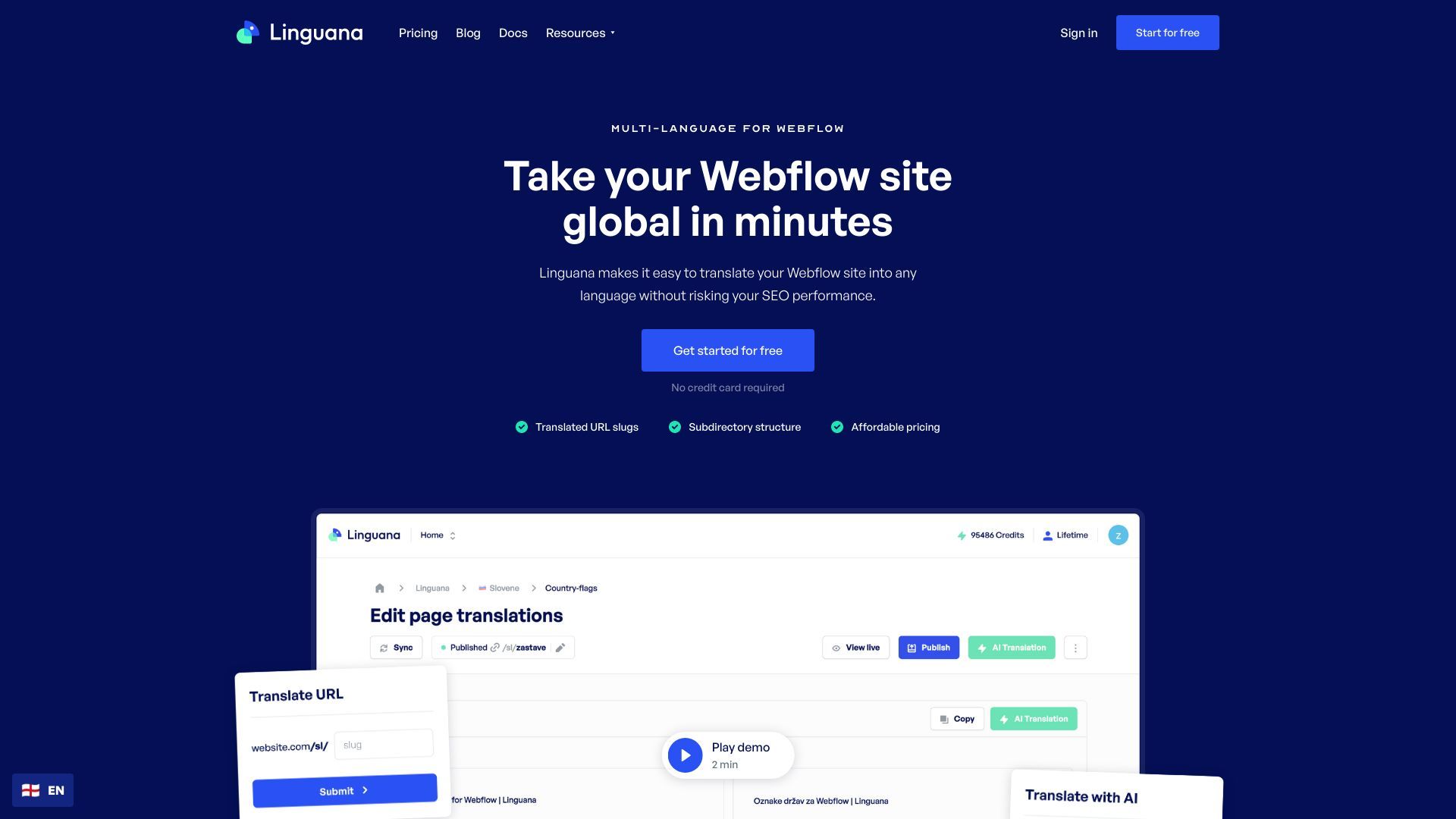 Linguana - Multi-language for Framer and Webflow image