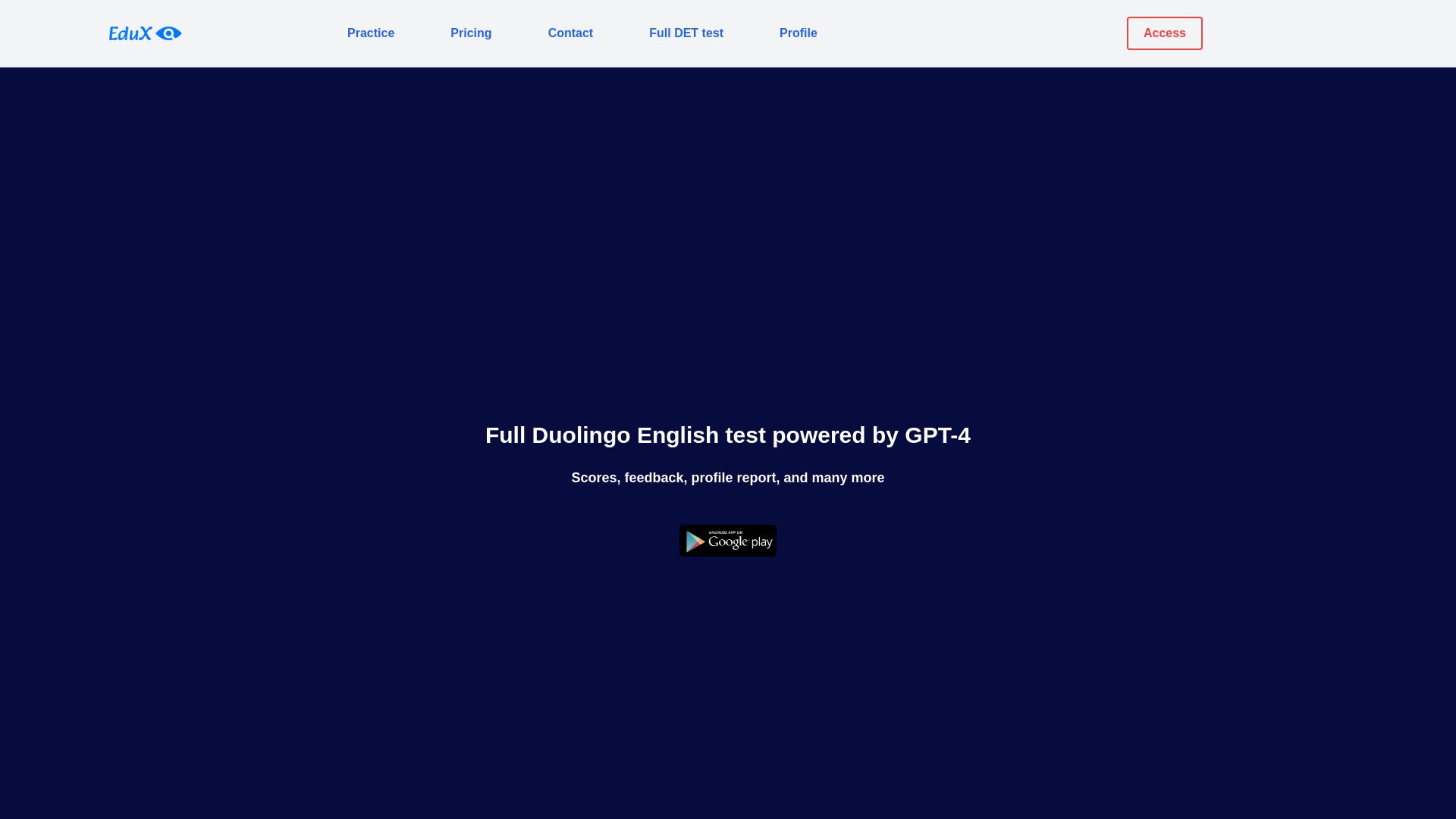 Duolingo English Test Practice Platform image