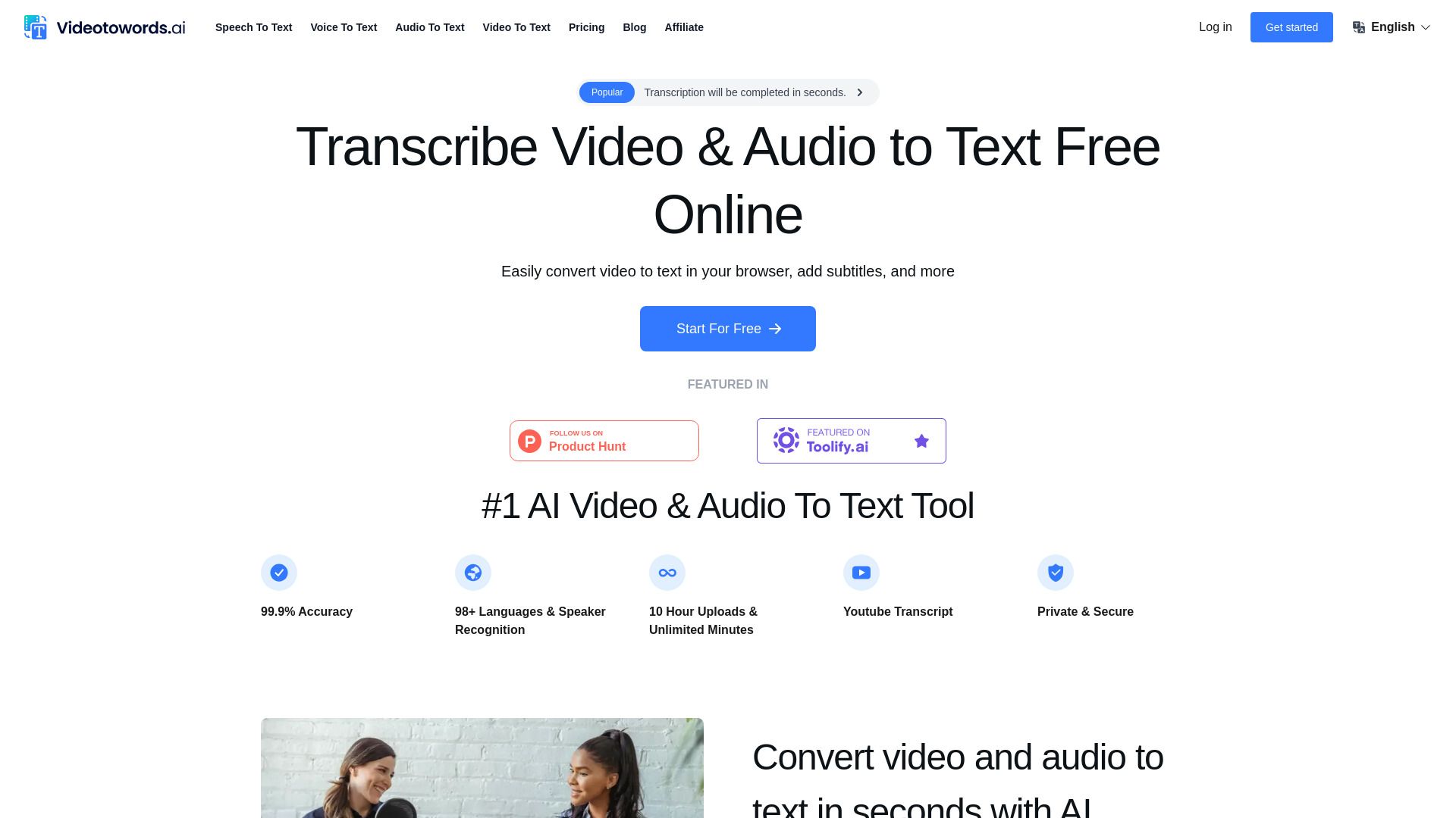 VideoToWords.ai image