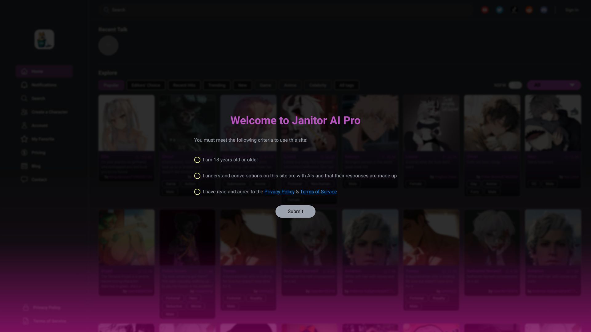 Janitor AI Pro image