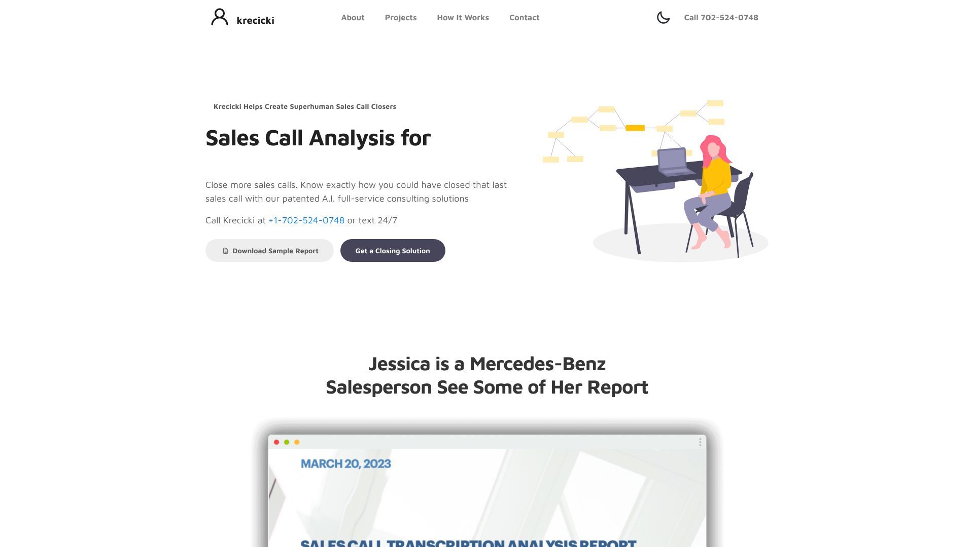 Krecicki - A.I. Sales Call Analysis Consulting image
