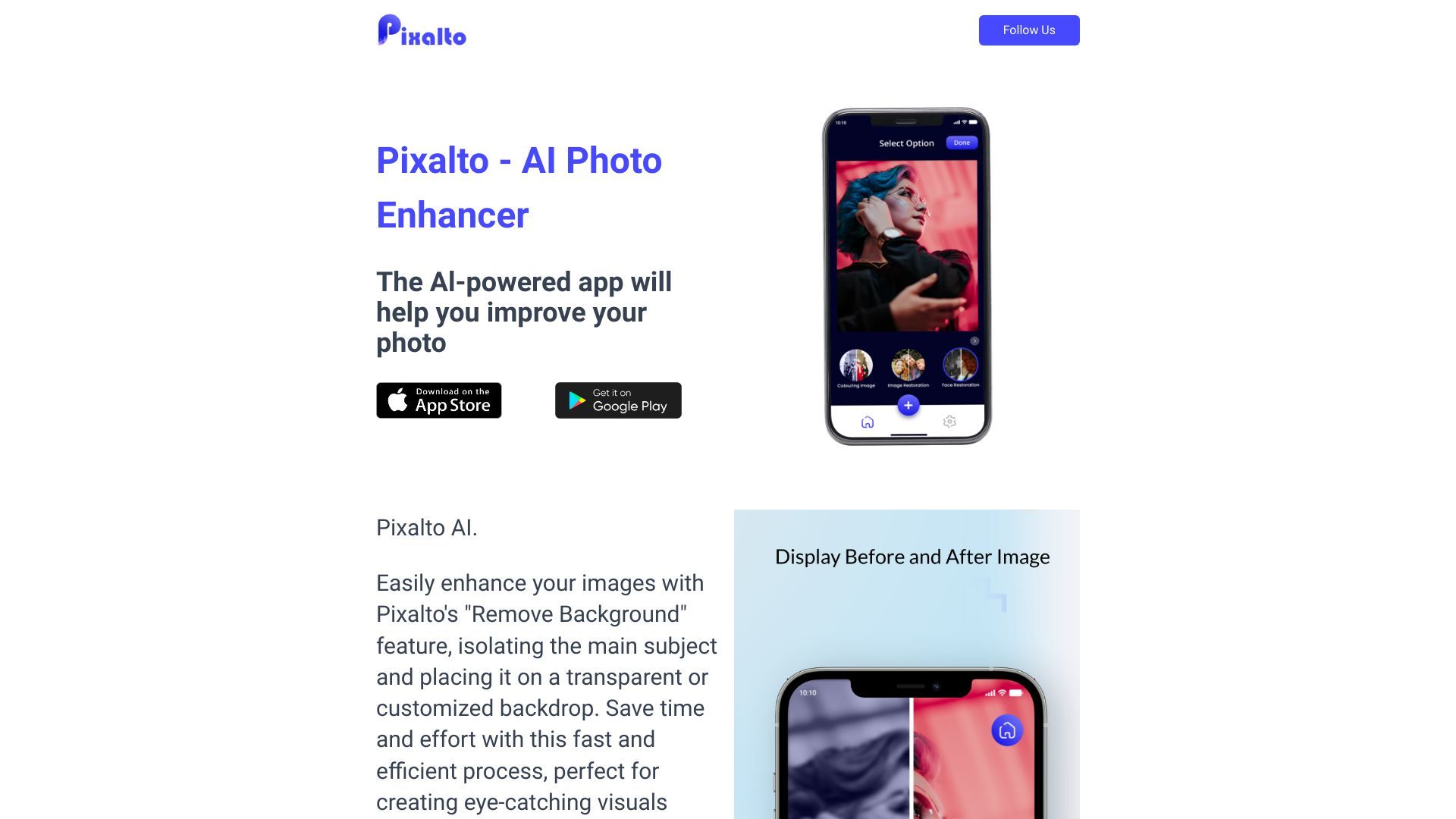 Pixalto - AI Photo Enhancer image