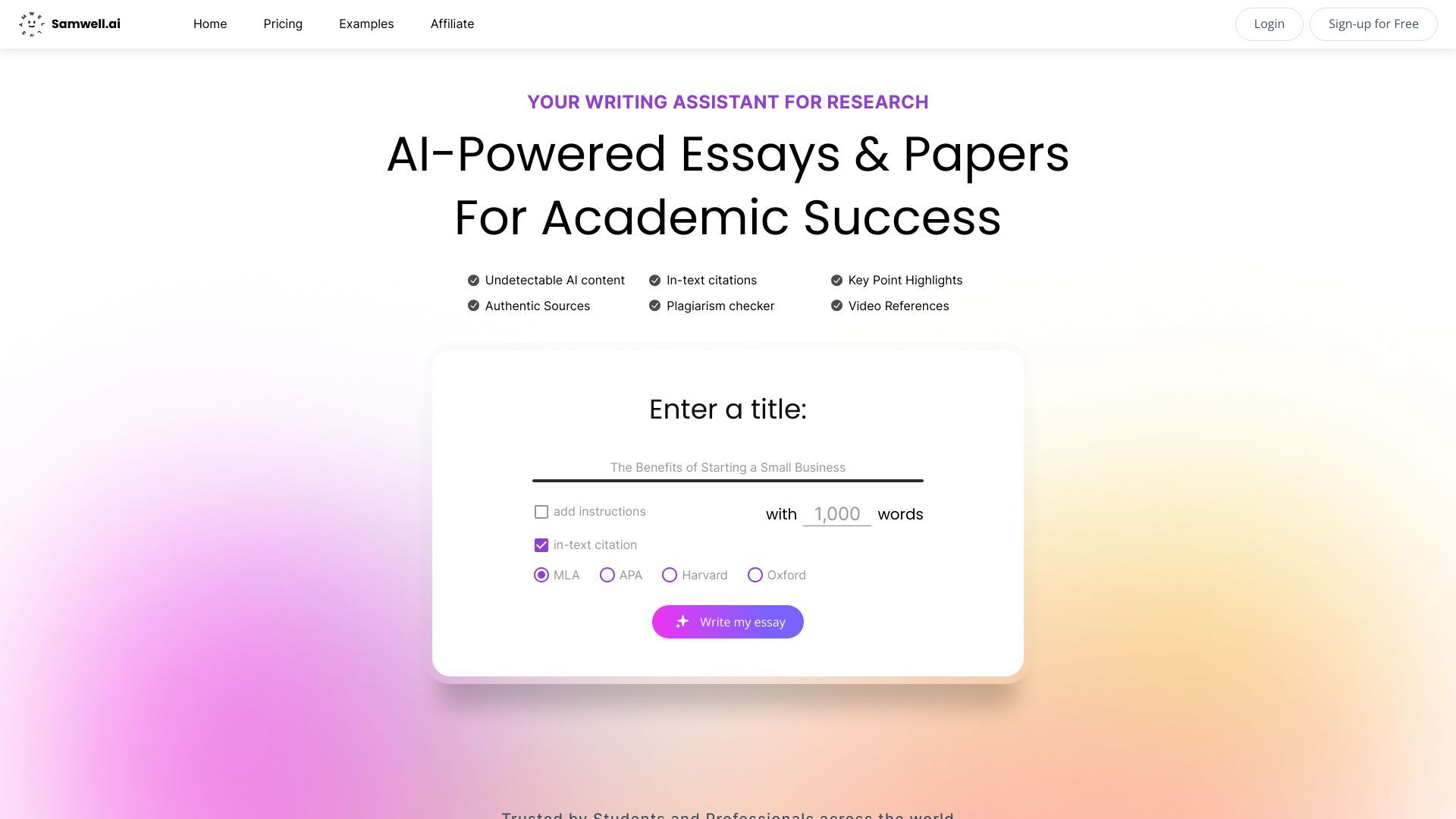 Samwell.ai image
