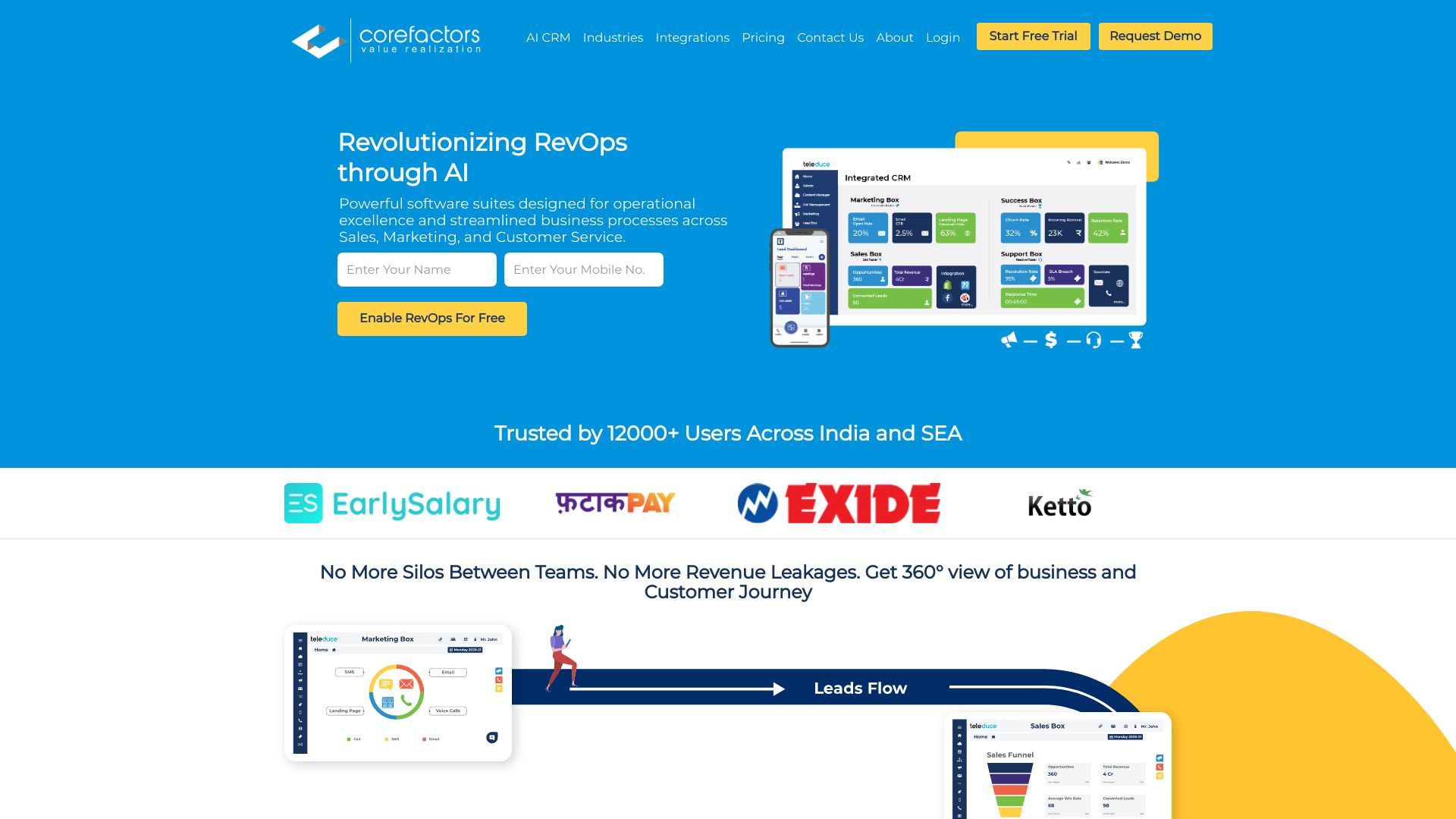 Corefactors - AI CRM Software image
