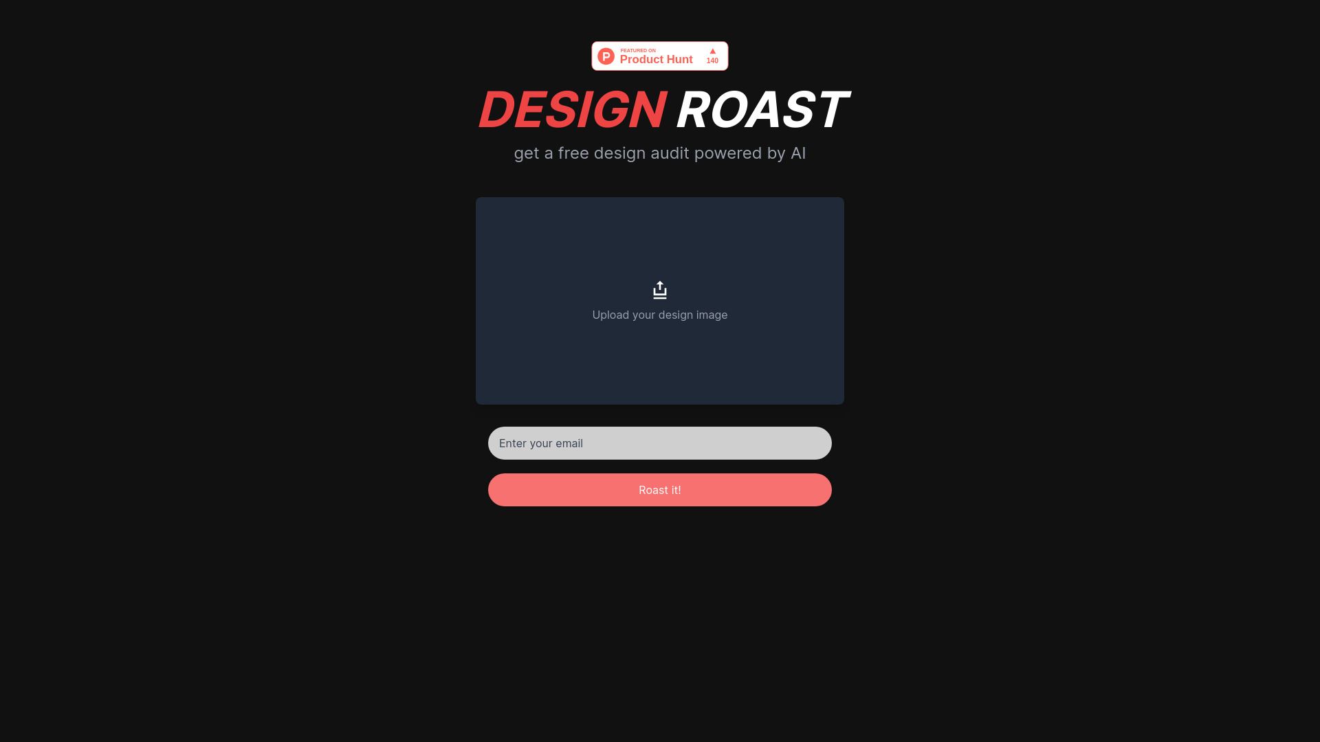 Roast My Design image