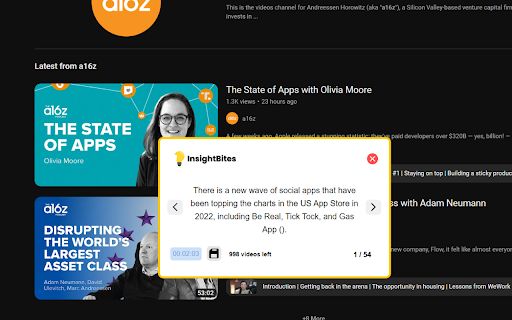 Insight Popup for YouTube image