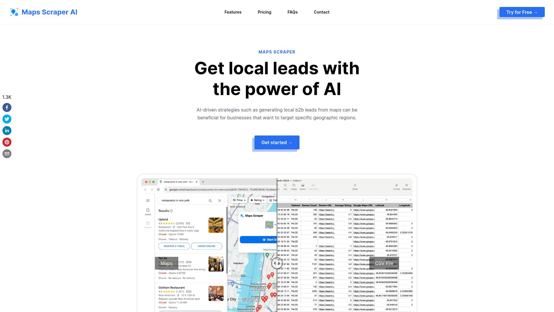 MapsScraperAI image