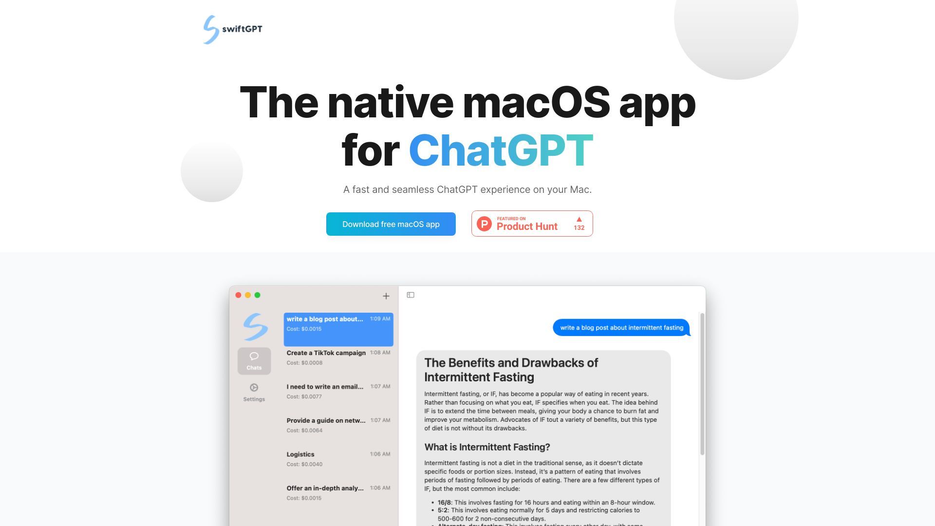 swiftGPT.app image