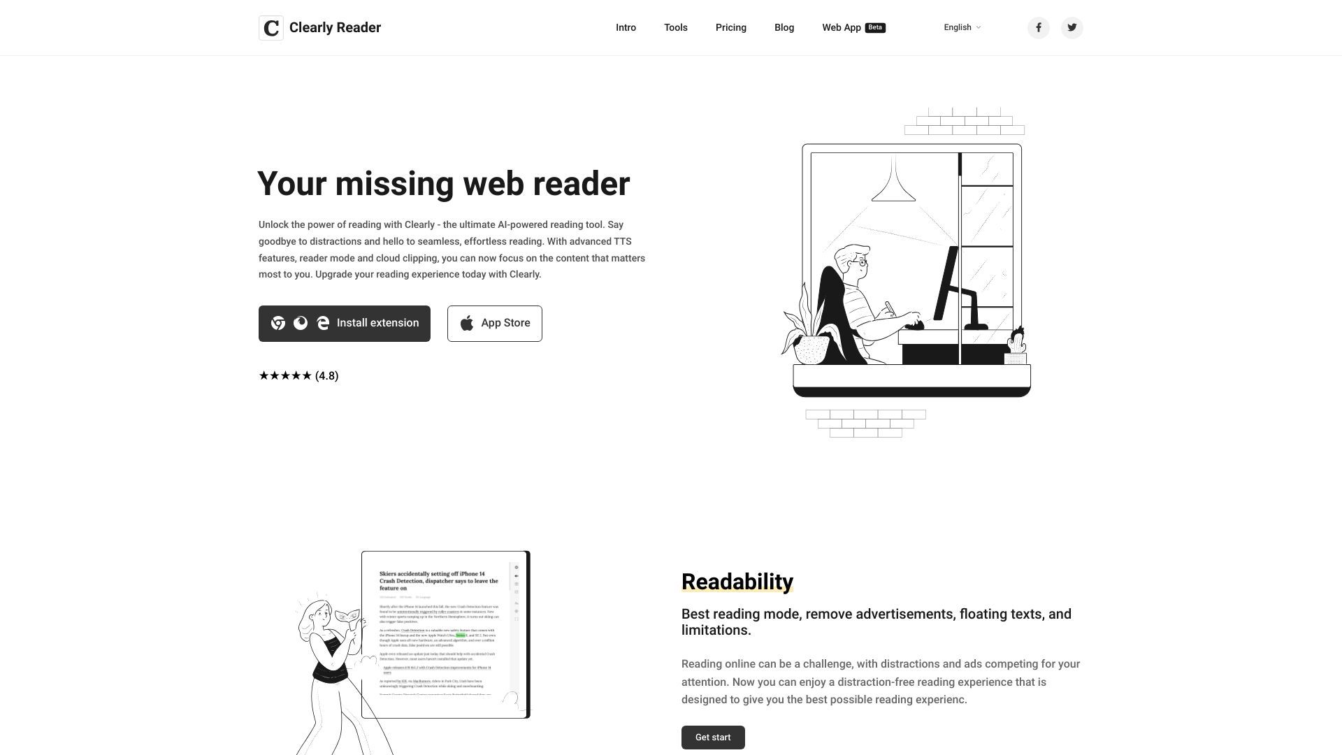 Clearly Reader image