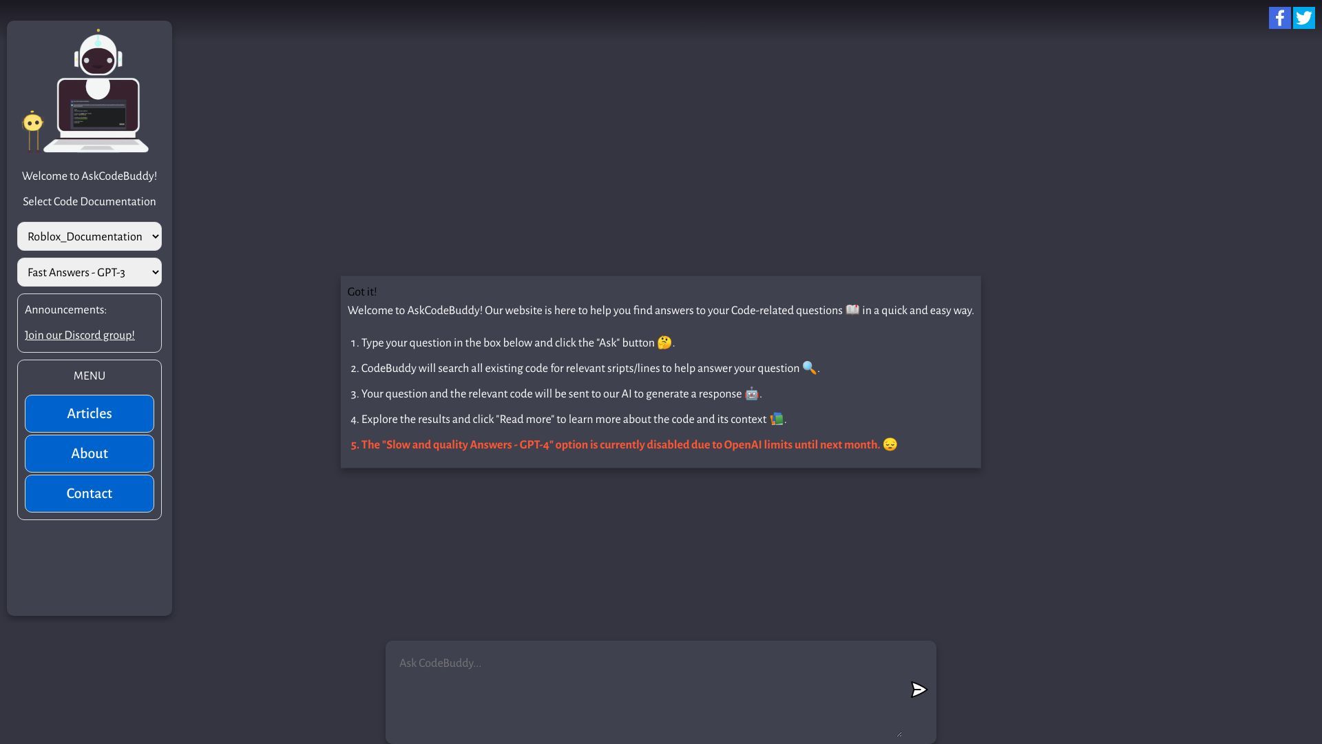 AskCodeBuddy image