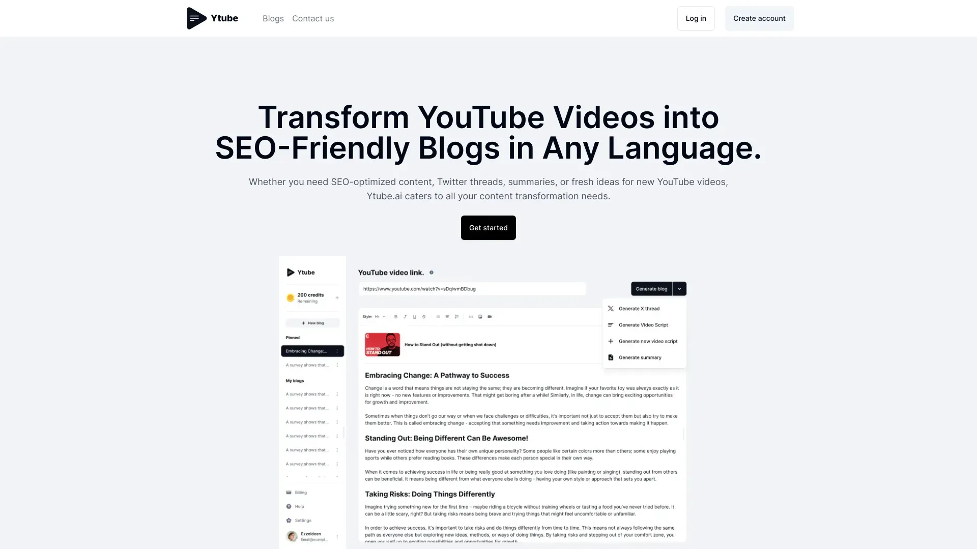 Ytube AI image