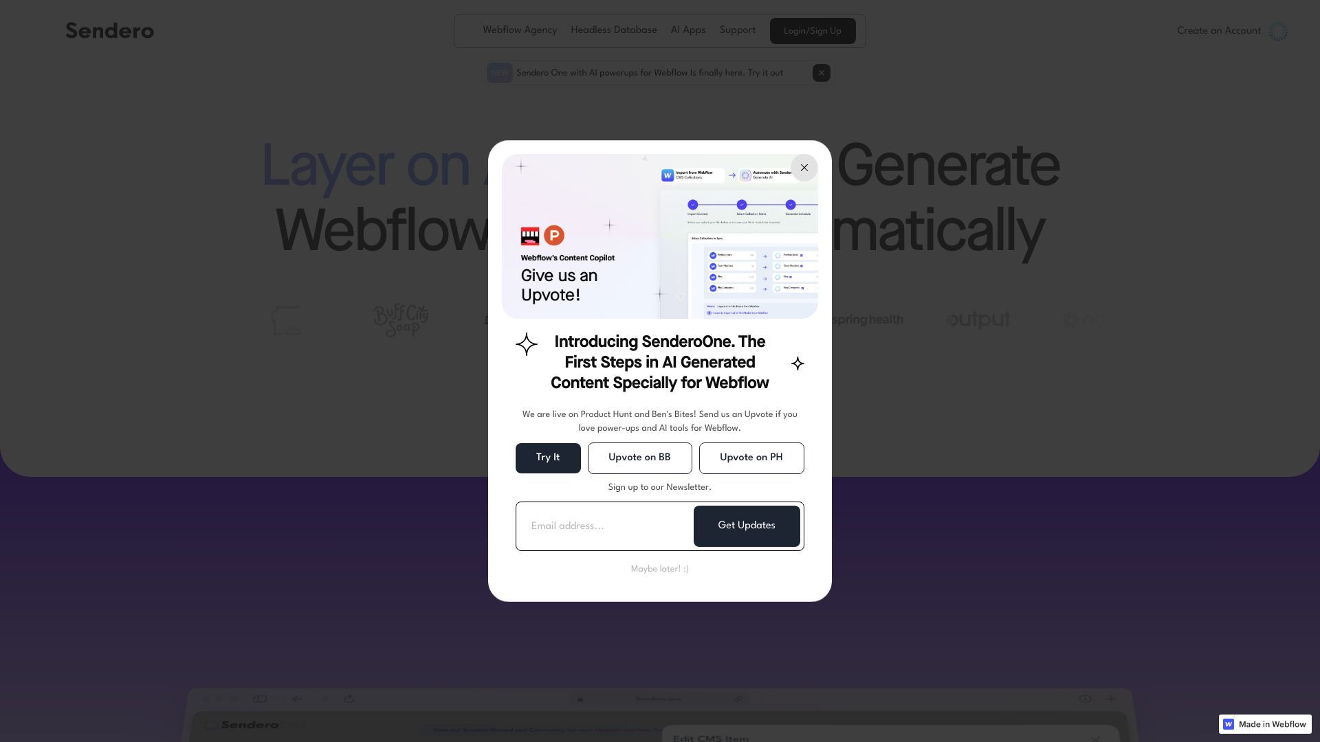 Sendero | AI Writer & Website Insights image