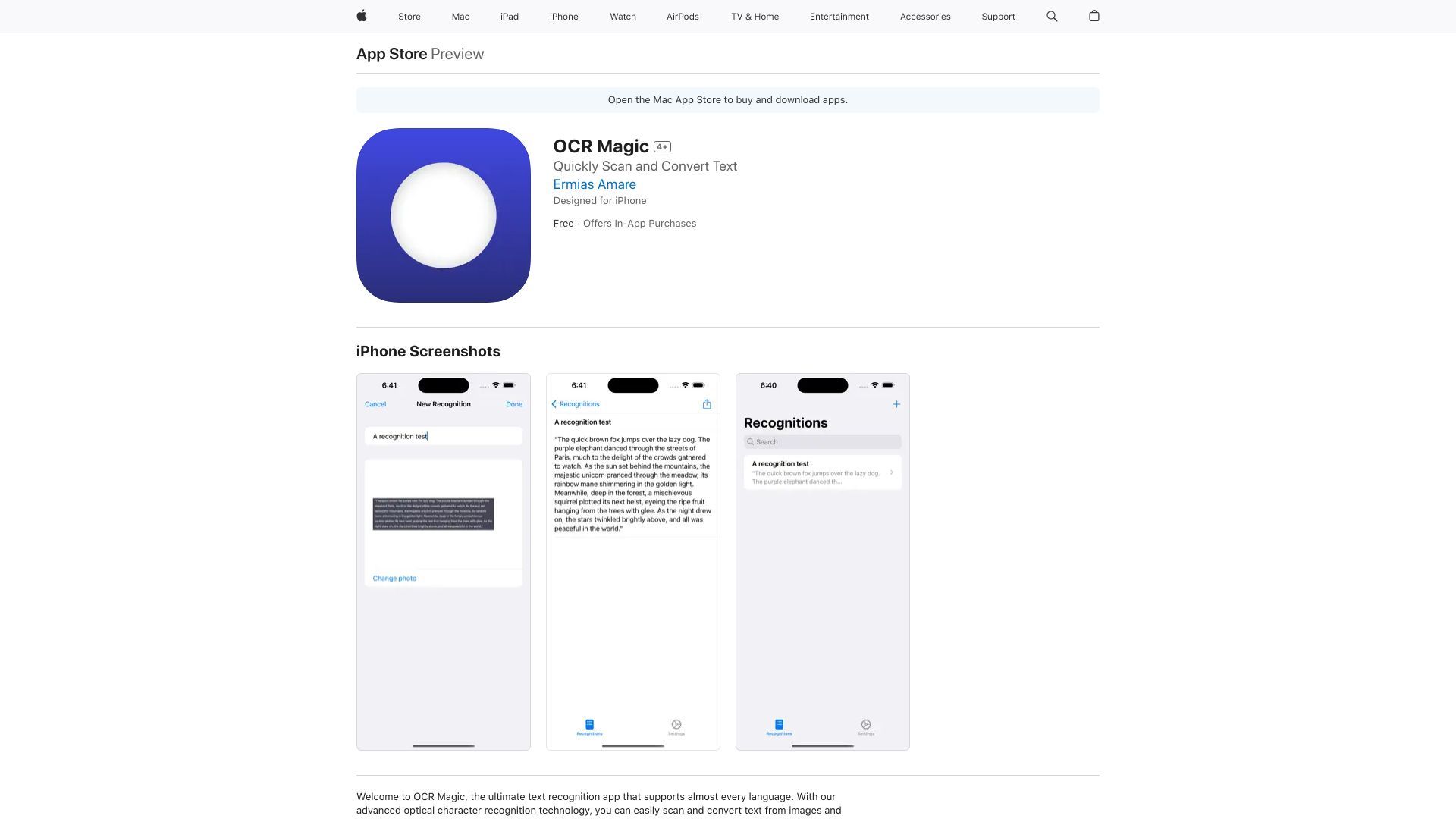 OCR Magic image