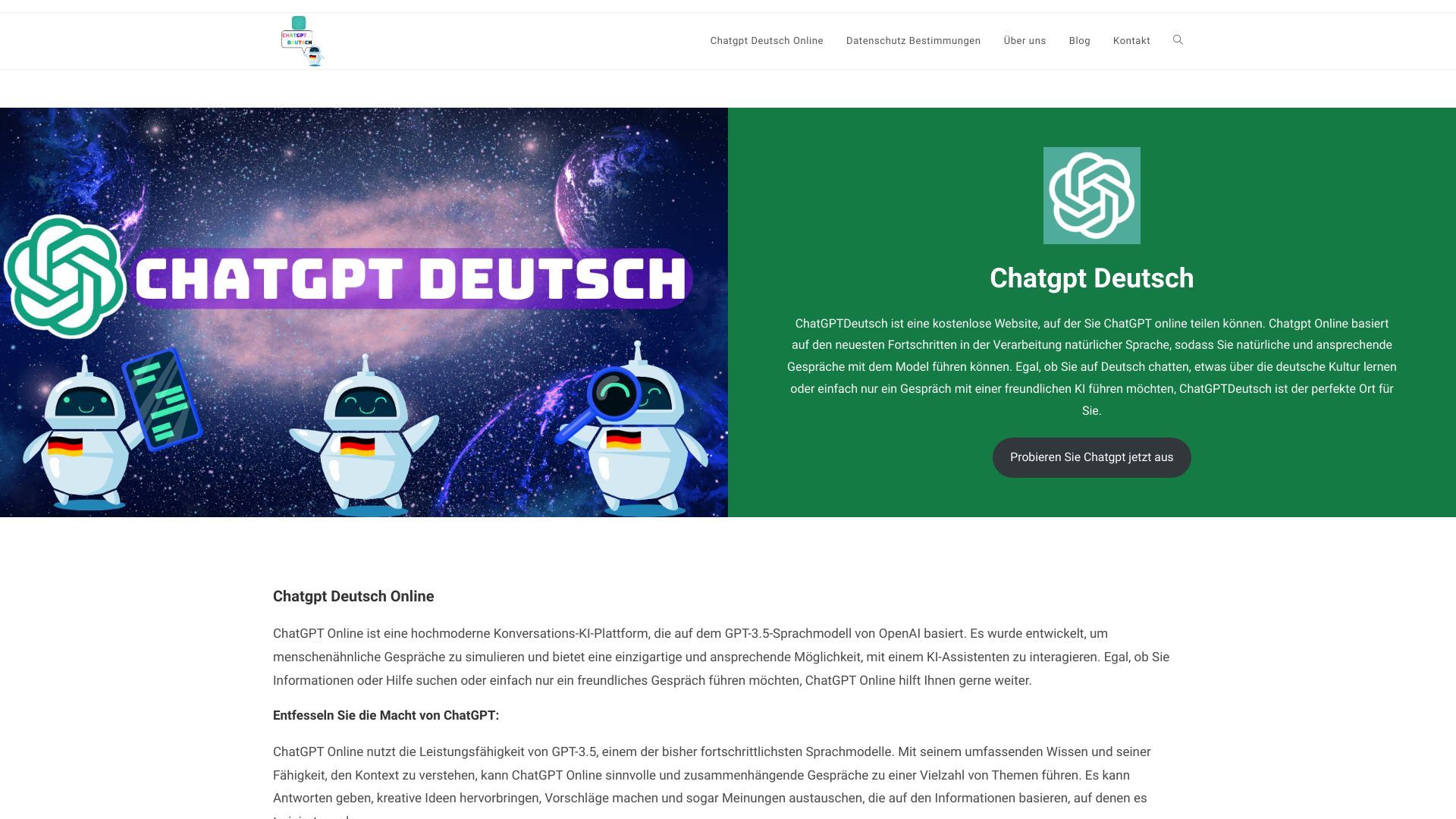 Chatgpt Deutsch image