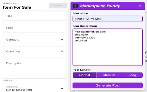 Marketplace Buddy image