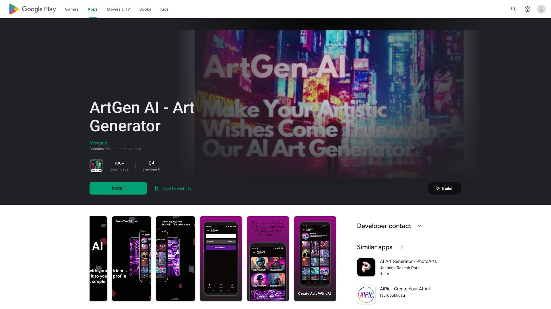 ArtGen AI image