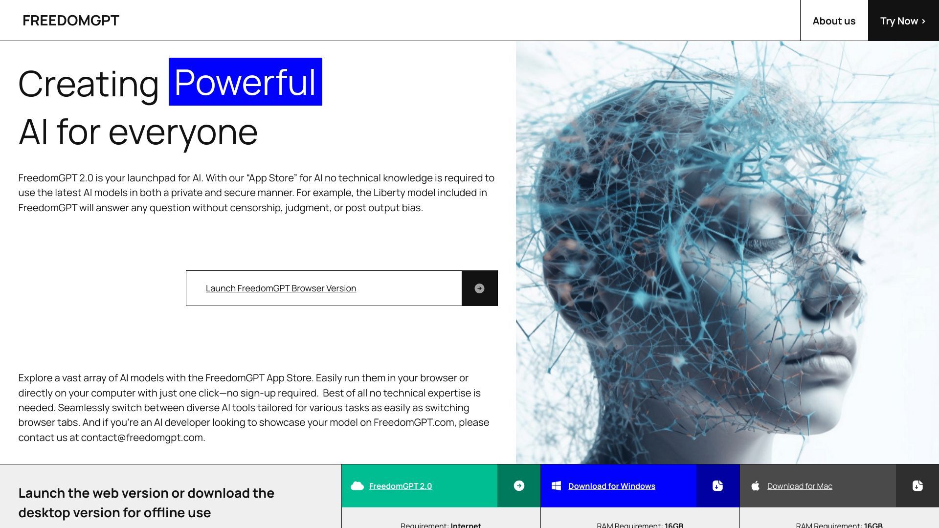 FreedomGPT image
